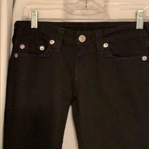 TRUE RELIGION SKINNY CRYSTAL LOGO JEANS